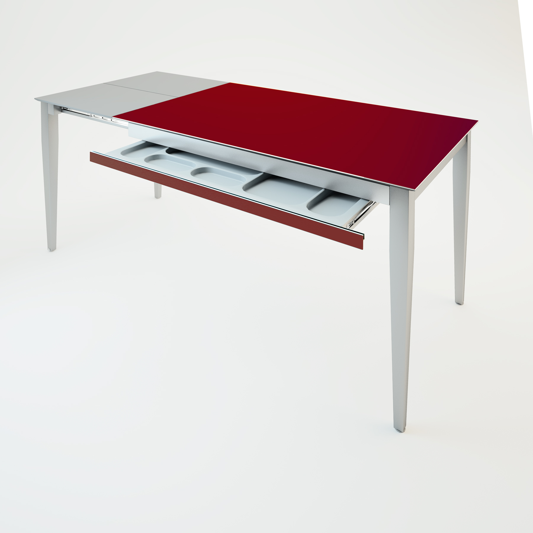 Mesa de cocina extensible tipo carro modelo Avila